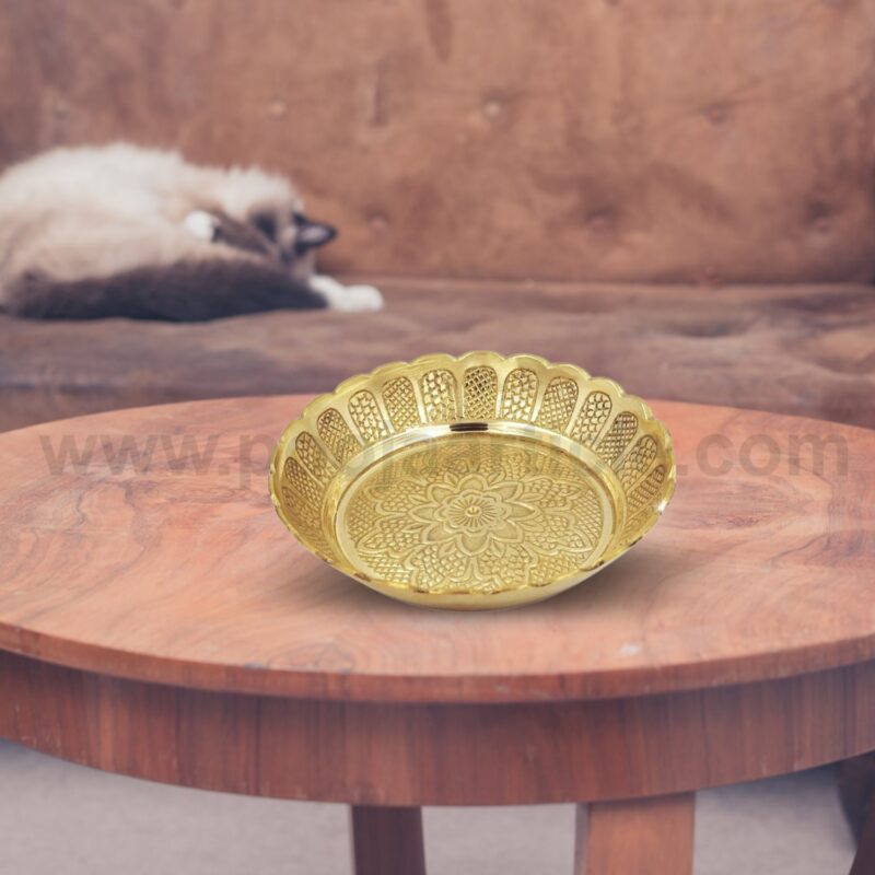 Brass Prasadam Vastu Nakshi Plate